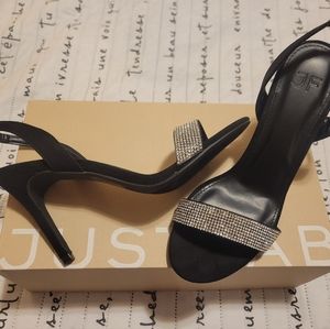 Black Slingback sandals